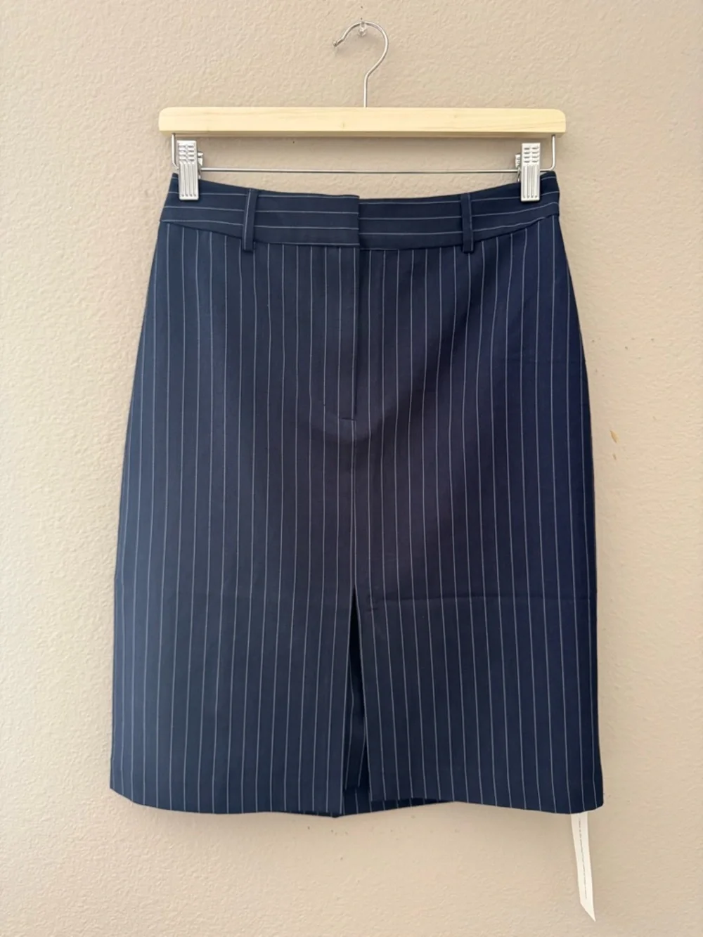 REFORMATION Audrina Skirt in Midnight Size 4 Stripe NWT